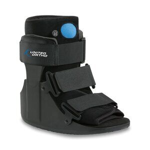 United Ortho Short Air Cam Walker Fracture Boot Large Black USA14115